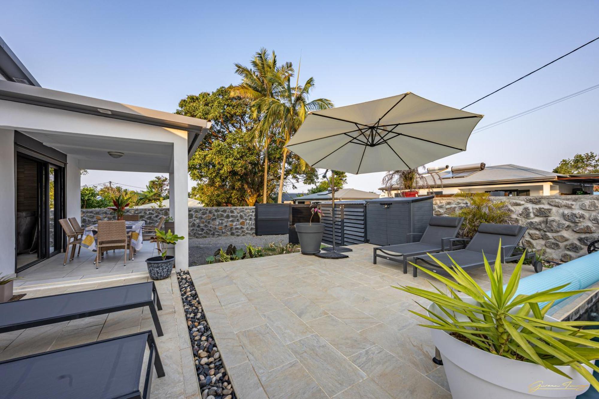Villa Du Beau Vallon 2 Jacuzzi Privatif Et Piscine Chauffee Partagee Saint-Benoît Exteriör bild